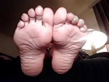 bbw with sexi wrinkled soles