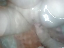 fingering my sexy wife in the bath