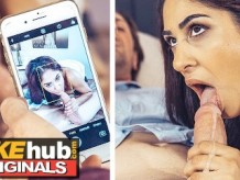 FAKEhub - India Desi caliente esposa filmada tomando maridos infieles polla gruesa en su coño peludo por cuck